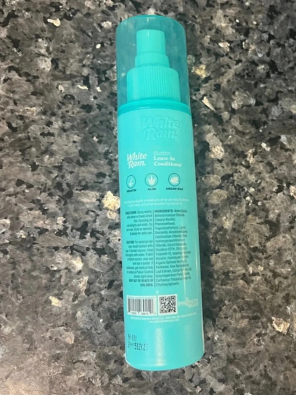 White Rain Volumizing Leave-in Conditioner with Argon Oil New